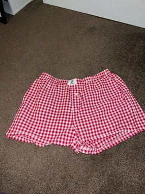 Red Gingham Women’s Shorts